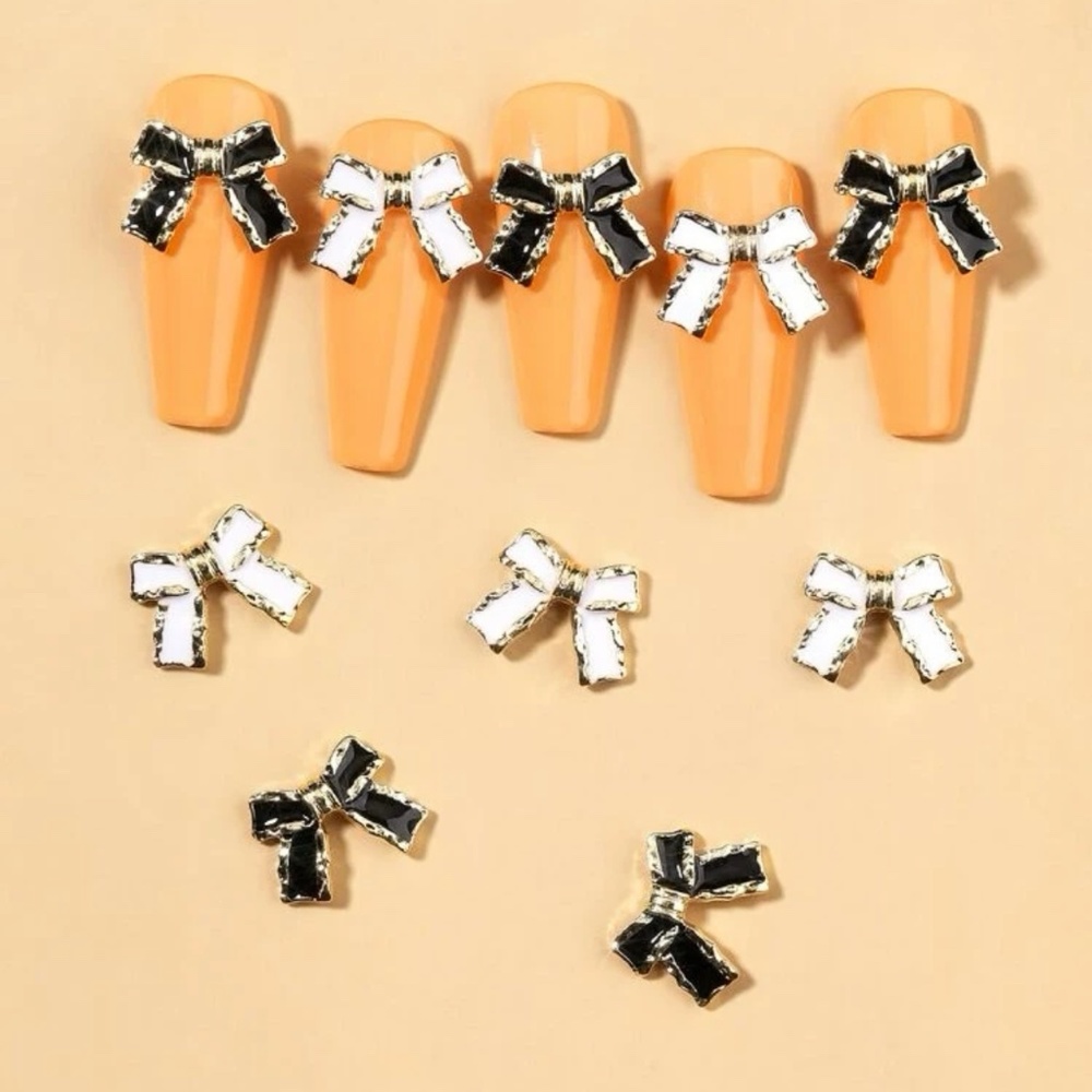 10pcs Bow-knot Nail Decor